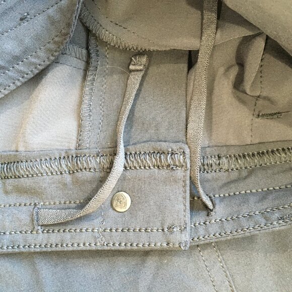 KUHL Dark Gray Adjustable Leg Flap Pockets Drawstring Waist Hiking Active Pant - Picture 4 of 16